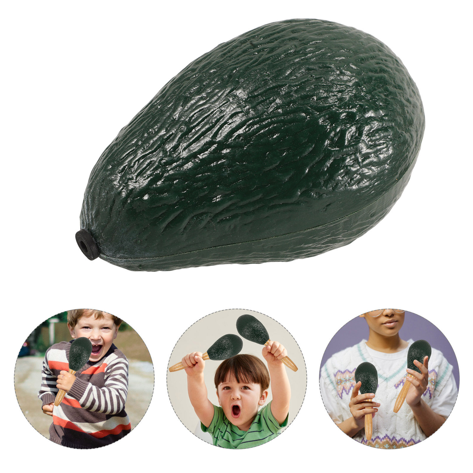 Musical Instrument Maraca - 과일 쉐이커 마라카스 아보카도 유아용 악기