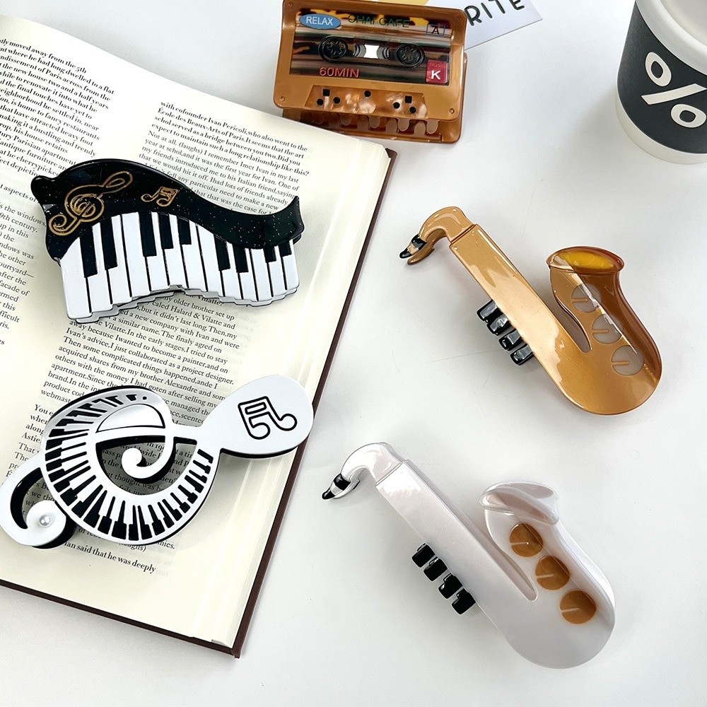 Musical Instrument Videos - 새로운 아세트산 아세테이트 헤어 클로 클립