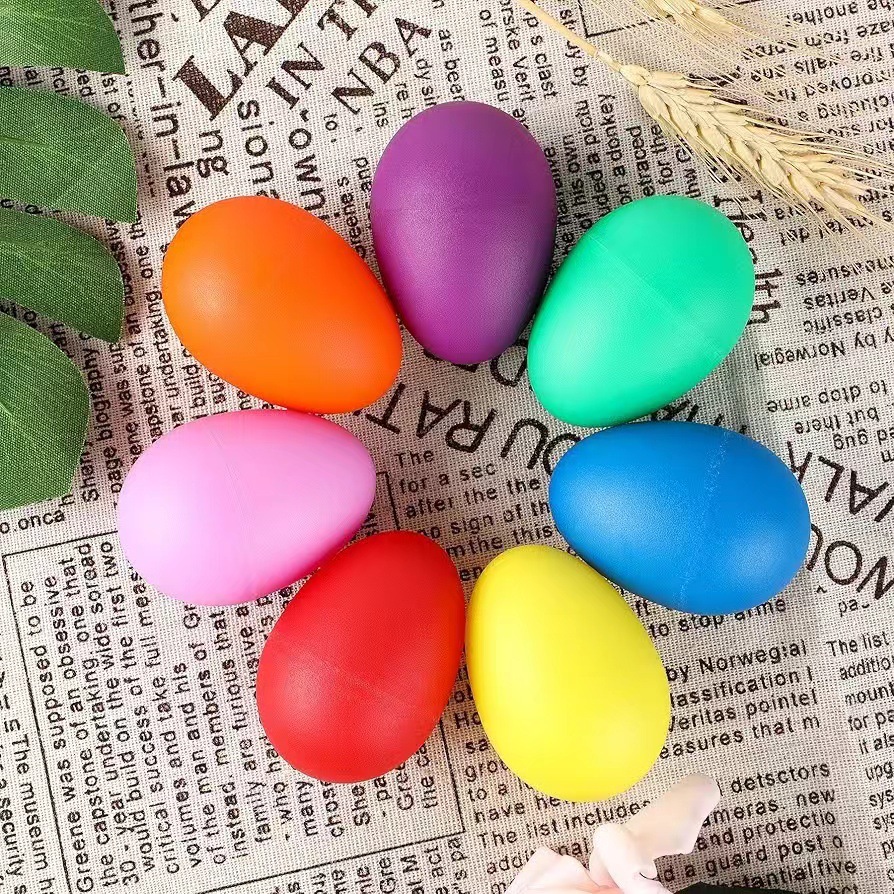 Musical Instrument Maraca - 2개입 에그 쉐이커 플라스틱 타악기 에그