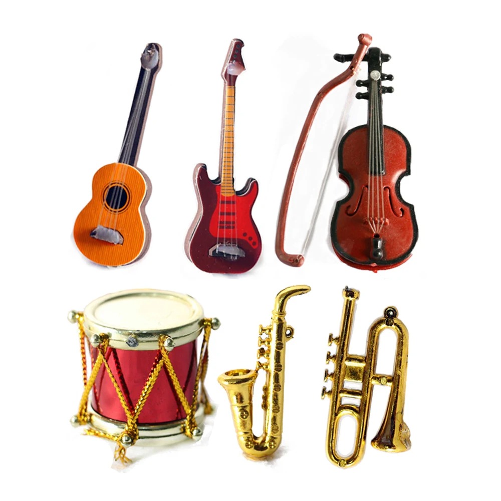 Musical Instrument Craft - 1/12 스케일 인형 악기 인형집 액세서리