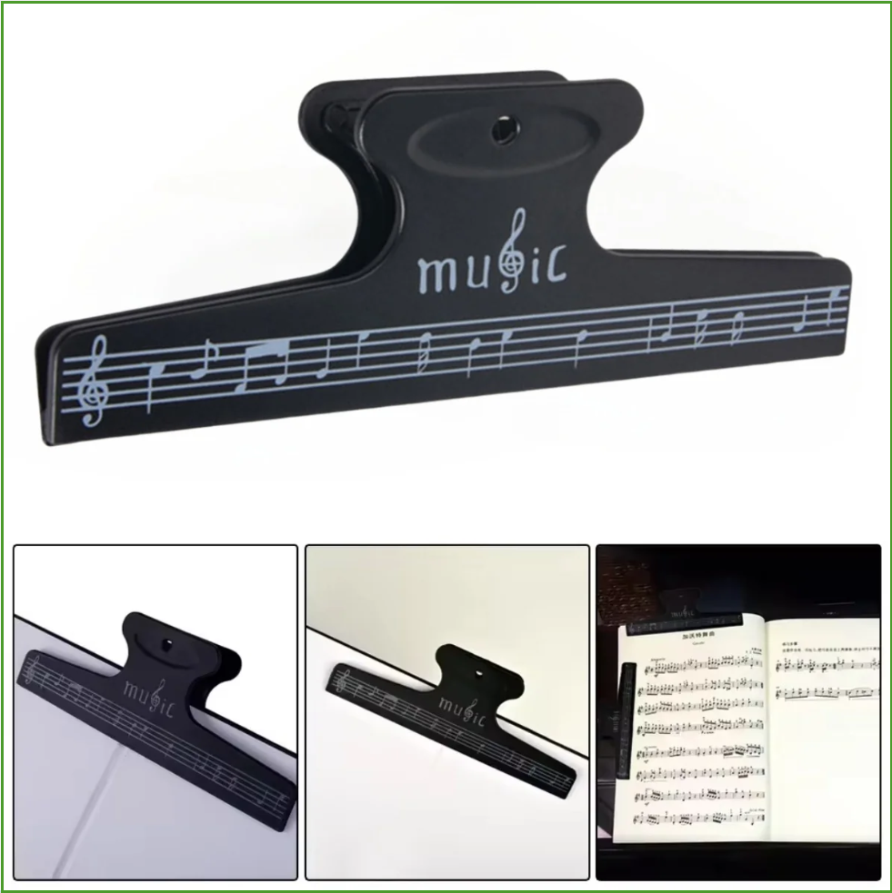 Musical Instruments List - 악보 클립 책 페이지 노트 클립