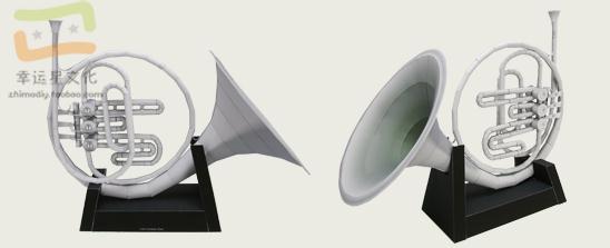 악기 호른 3d 종이 모델 DIY 수제 종이 금형 장식 - Musical Instrument Horn 리뷰 및 가격