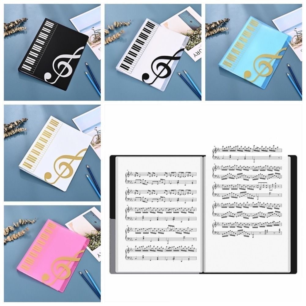 새로운 PP 기타 악보 책 폴더 A4 보관 정리함 피아 - Musical Instruments List 리뷰 및 가격