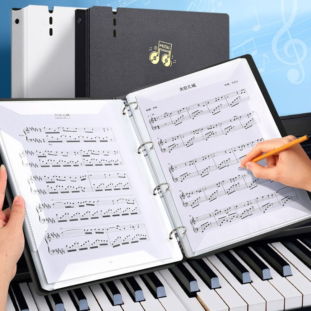 창의적인 플라스틱 악보 폴더 A4 유연한 피아노 악보  - Musical Instruments List 리뷰 및 가격