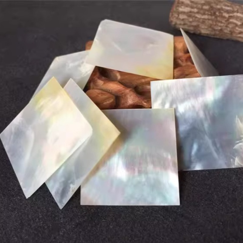 30x30x0.5mm 천연 백색 자개 조개껍질 슬라이스 - Musical Instrument Craft 리뷰 및 가격