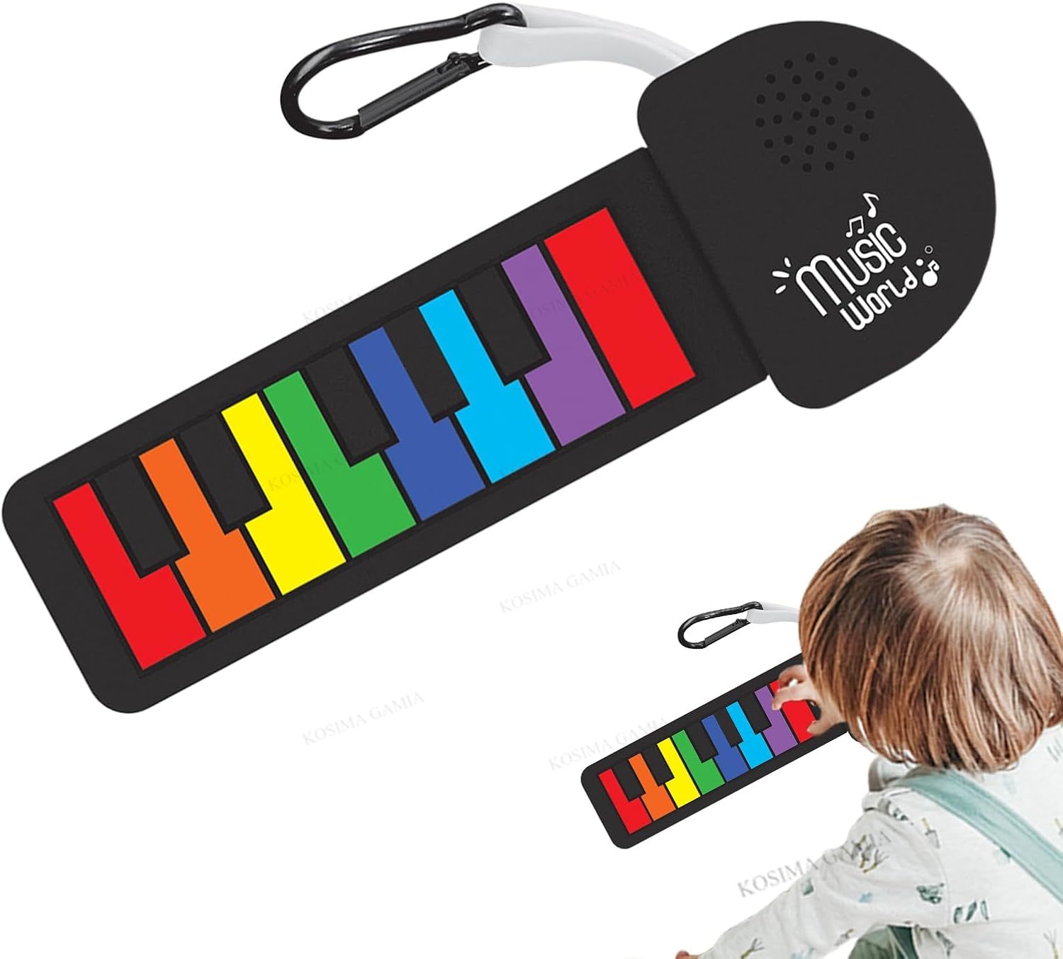 롤업 전자 피아노 실리콘 전기 접이식 피아노 키보드 여 - Musical Instrument Names 리뷰 및 가격