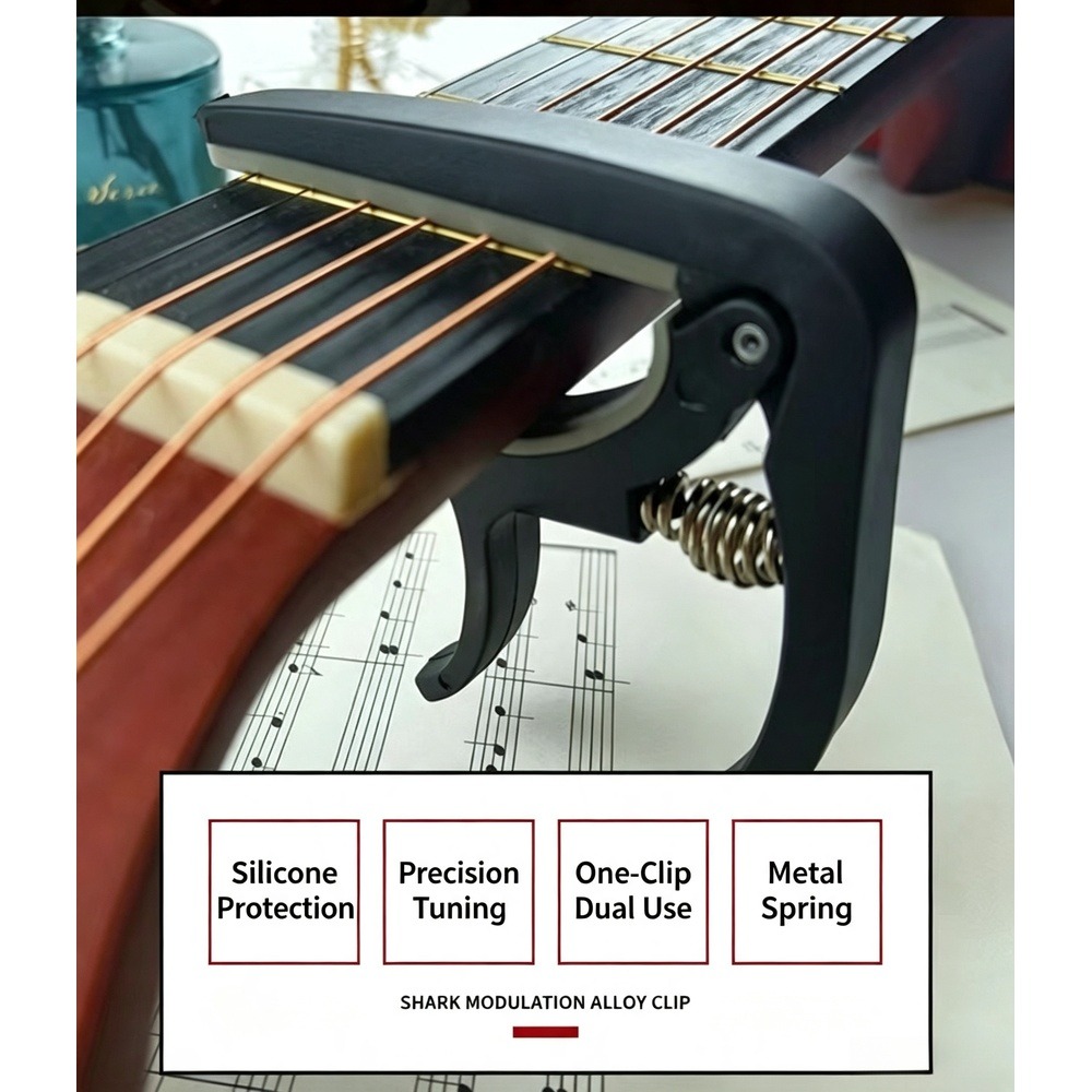 2 in 1 기타 카포(브리지 핀 풀러 포함), ABS - Musical Instrument Art 리뷰 및 가격
