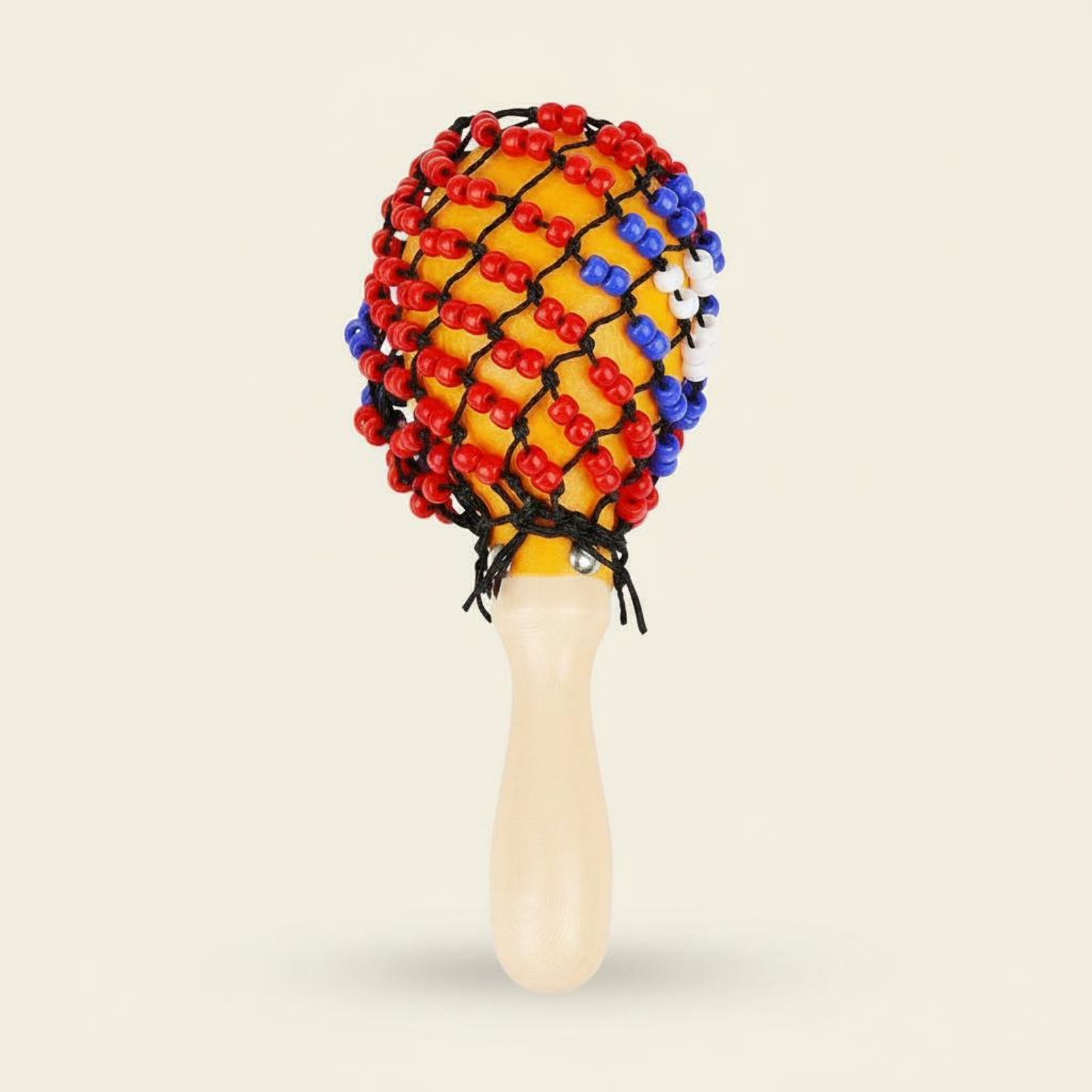 나무 마라카스 나무 손잡이 비즈 마라카스 나무 마라카  - Musical Instrument Maraca 리뷰 및 가격