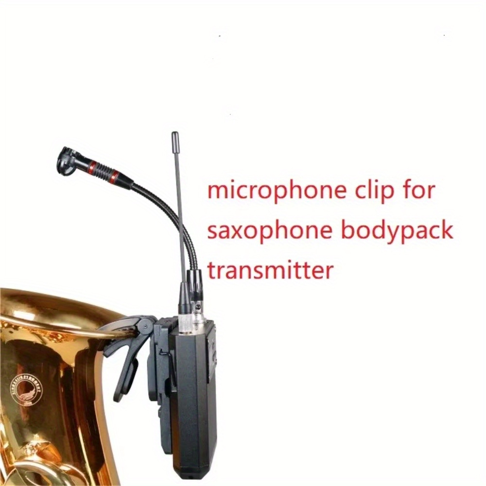 무선 바디팩 송신기용 색소폰 마이크 클립, 트럼펫, 클 - Musical Instrument Horn 리뷰 및 가격
