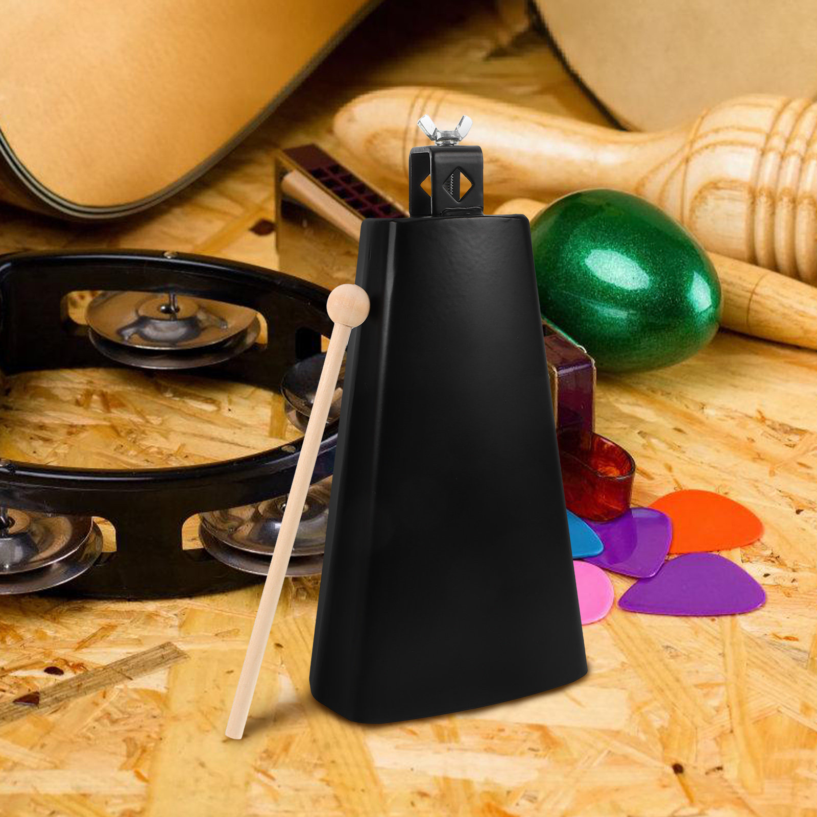1세트 금속 카우벨 악기(스틱 포함) 초보자용 다용도  - Musical Instrument Kit 리뷰 및 가격