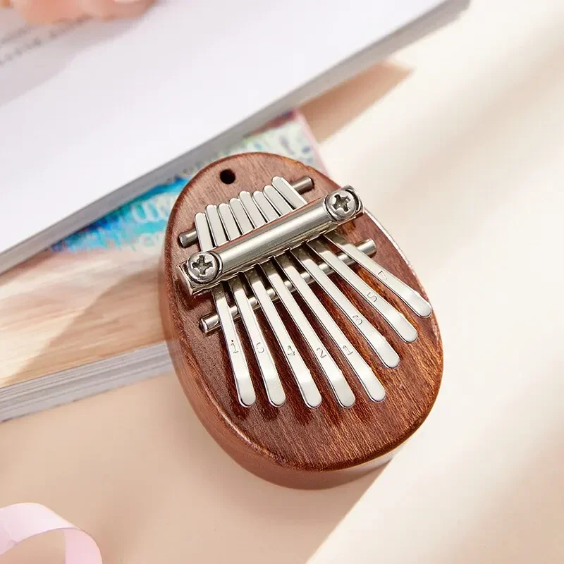 1Pcs 나무 미니 엄지 피아노 뮤지컬 8 톤 휴대용  - Musical Instrument Names 리뷰 및 가격