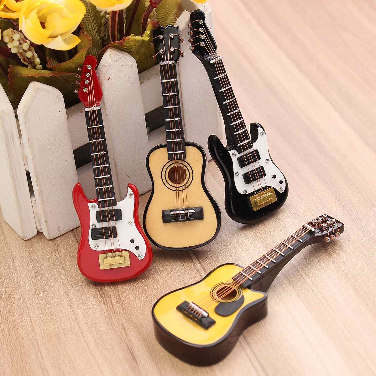 4Pcs Kiwarm 패션 1/12 스케일 인형 집 미 - Musical Instrument Craft 리뷰 및 가격