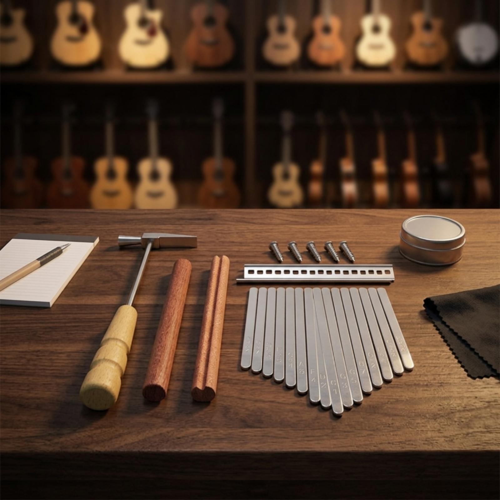 DIY 칼림바 엄지 피아노 17키 실버 메탈 튜닝 렌치 - Musical Instrument Repair 리뷰 및 가격