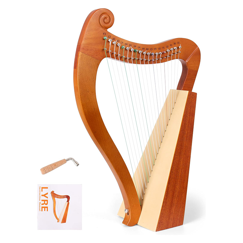 15 19 현 미니 하프 Lyre 피아노 단단한 나무  - Musical Instrument Names 리뷰 및 가격