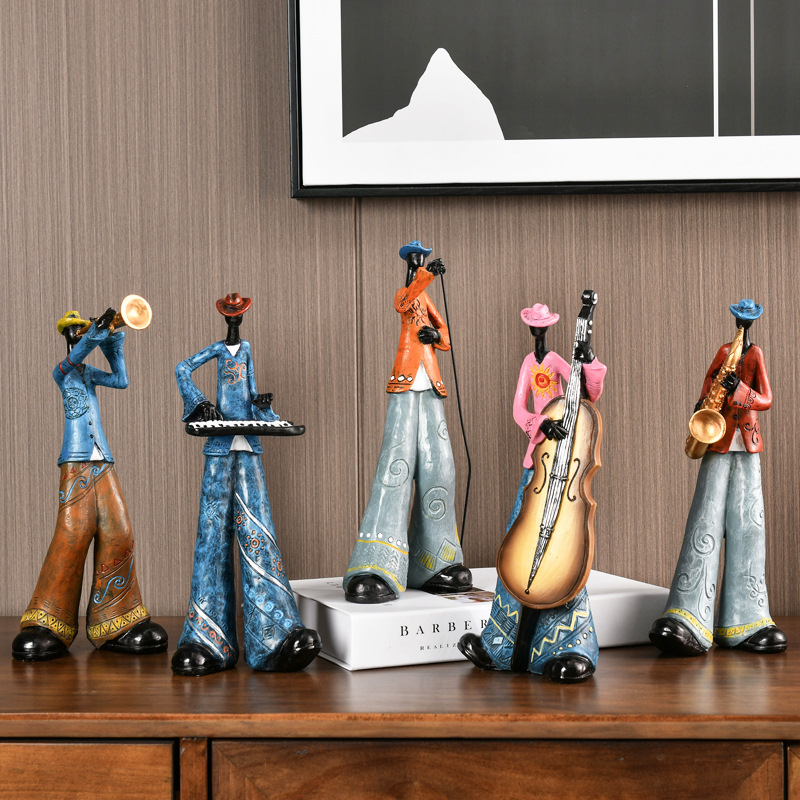창의적인 음악 테마 밴드 장식 악기 모델 북유럽풍 고급 - Musical Instrument Craft 리뷰 및 가격