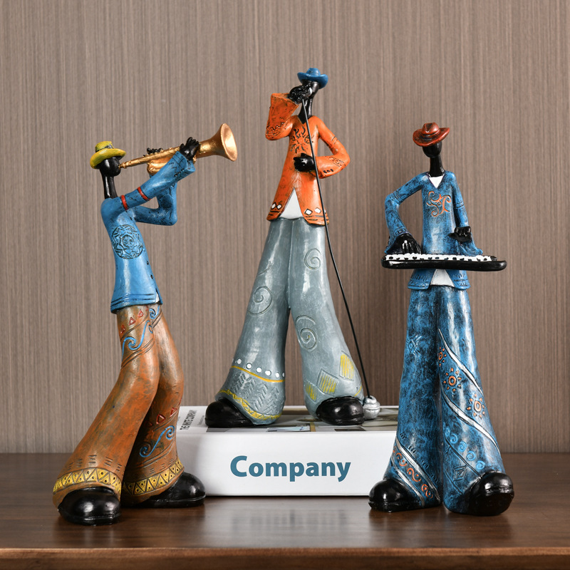 창의적인 음악 테마 밴드 장식 악기 모델 북유럽풍 고급 - Musical Instrument Craft 리뷰 및 가격